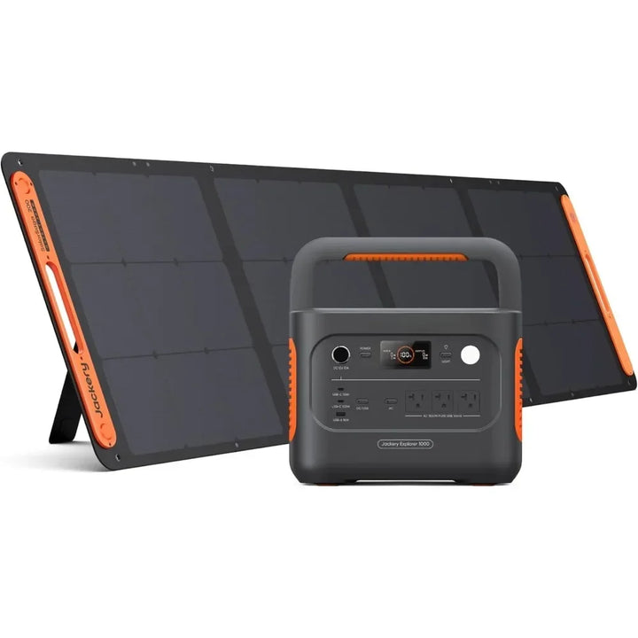 Solar Portable Generator 1000 v2 with 200W Solar Panel
